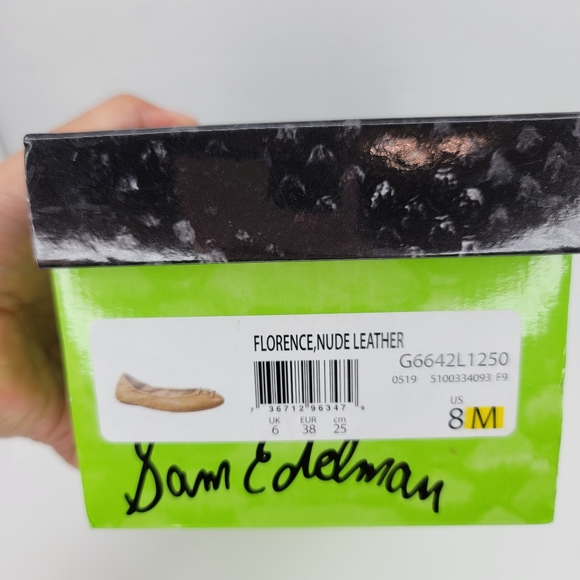 SAM EDELMAN Florence Ballet Flats in Nude Leather Size 8M - Picture 13 of 13